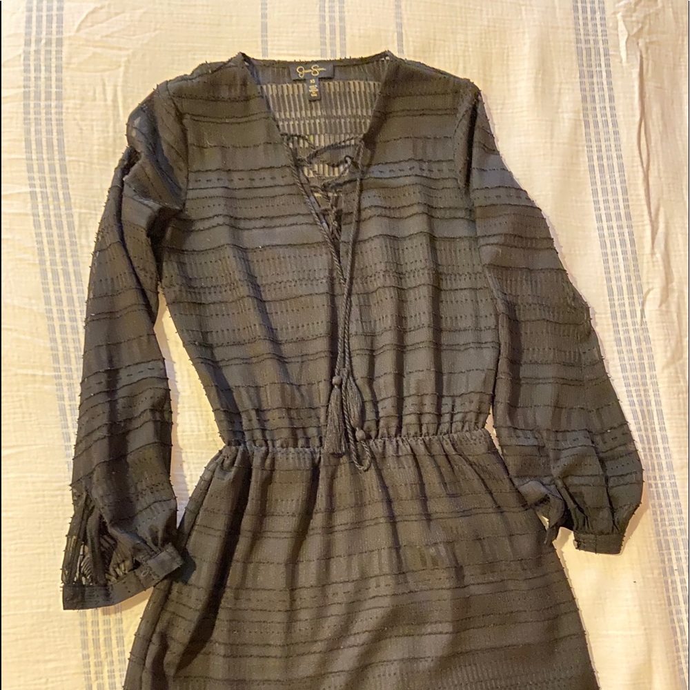 Jessica Simpson black dress